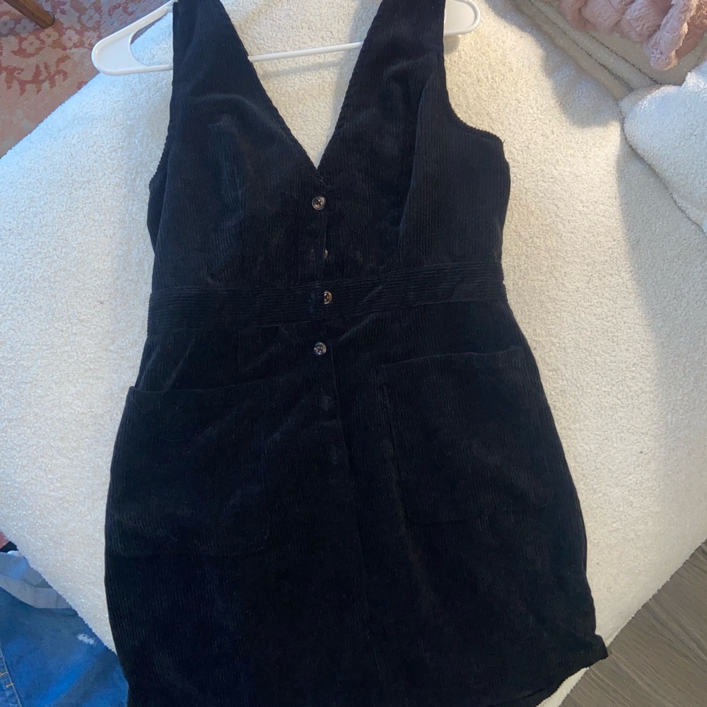 Black Corduroy Dress